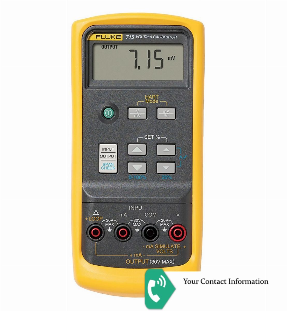 تجهیزات کالیبراسیون و پرتابل مدل Fluke 715 برند FLUKE